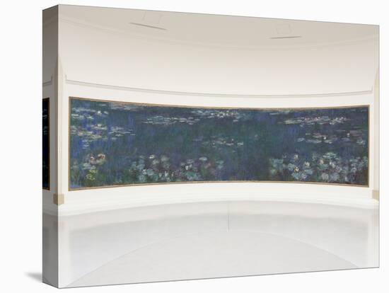 Les Nymphéas : Reflets verts-Claude Monet-Premier Image Canvas