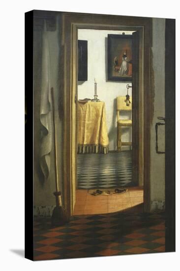 Les Pantoufles, the Slippers, or Interior View-Samuel van Hoogstraaten-Premier Image Canvas