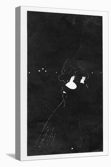 Les Passades, Illustration from 'The Winter Number of Today', 1894 (Litho)-Aubrey Beardsley-Premier Image Canvas