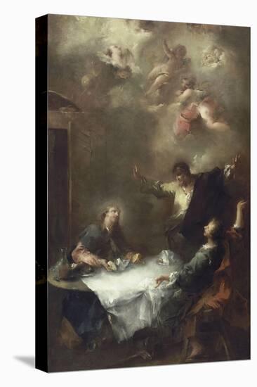 Les pèlerins d'Emmaüs-Francesco Guardi-Premier Image Canvas