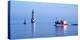 Les Perdrix Lighthouse and Fishing Boat at Loctudy, Brittany, France-null-Stretched Canvas