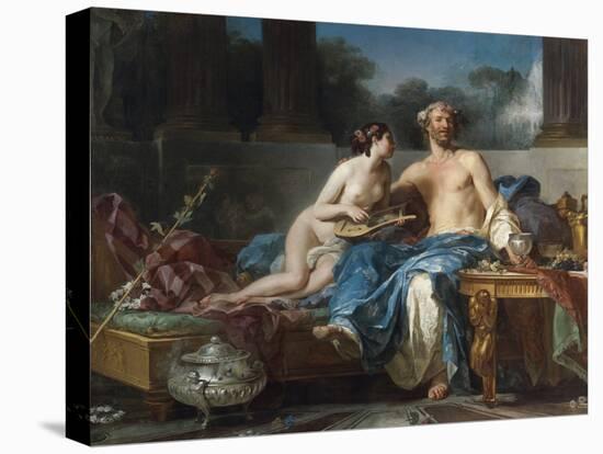 Les Plaisirs D'anacreon (550-464 Avant Jc) - the Pleasures of Anacreon - Restout, Jean-Bernard (173-Jean Bernard Restout-Premier Image Canvas