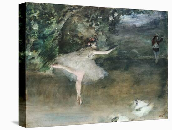 Les Pointes, Circa 1877-78-Edgar Degas-Premier Image Canvas