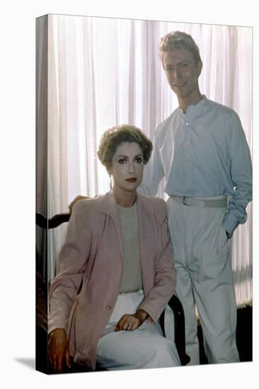 Les predateurs HUNGER by Tony Scott with David Bowie and Catherine Deneuve, 1983 (photo)-null-Stretched Canvas