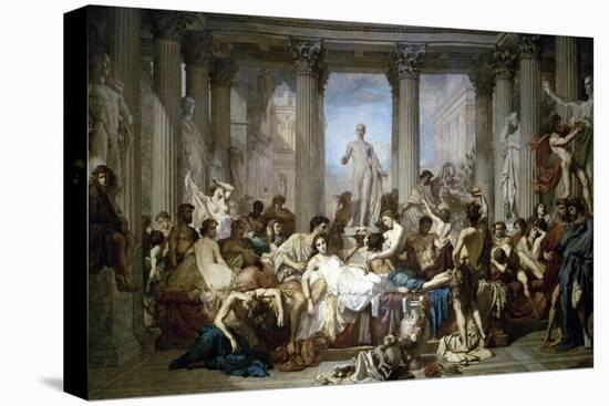 Les Romains de la Decadence-Thomas Couture-Premier Image Canvas