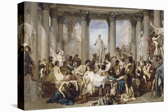 Les Romains de la Décadence-Thomas Couture-Premier Image Canvas