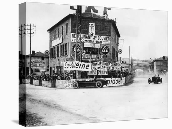 Les Sept Chemins Hairpin at the French Grand Prix, Lyons, 1924-null-Premier Image Canvas