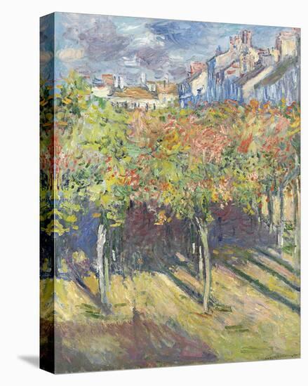Les Tilleuls a? Poissy, 1882-Claude Monet-Stretched Canvas