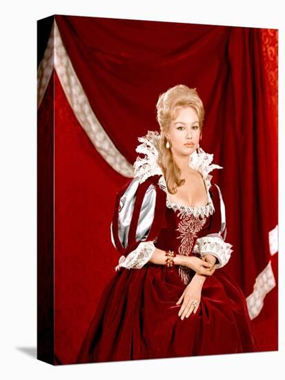 LES TROIS MOUSQUETAIRES, 1961 directed by BERNARD BORDERIE Mylene Demongeot (photo)-null-Stretched Canvas