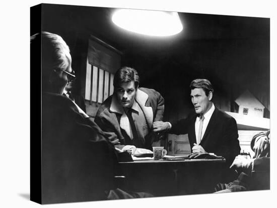 Les Tueurs by San Francisco (Once a Thief) by Ralph Nelson with Alain Delon and Jack Palance, 1965 -null-Stretched Canvas