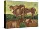 Les vaches, d'après Jacob Jordaens et Van Ryssel-Vincent van Gogh-Premier Image Canvas