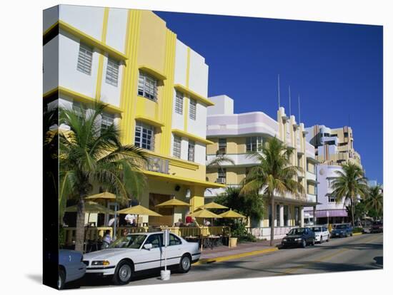 Leslie Hotel, Ocean Drive, Art Deco District, South Beach, Miami Beach, Miami, Florida, USA-Amanda Hall-Premier Image Canvas