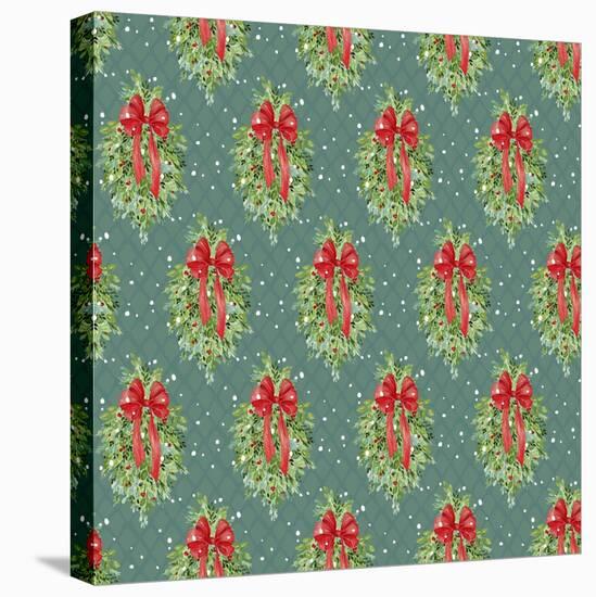 Let It Snow Christmas Pattern-Yachal Design-Premier Image Canvas