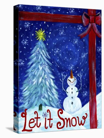 Let It Snow Christmas Tree-Cheryl Bartley-Premier Image Canvas