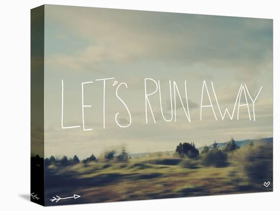 Let’s Run Away-Leah Flores-Stretched Canvas