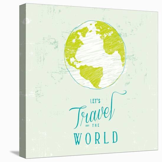 Let's Travel 1-Z Studio-Stretched Canvas