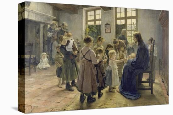 Let the Children Come to Me, 1884-Fritz von Uhde-Premier Image Canvas