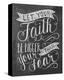 Let Your Faith Be Bigger Than Your Fear-null-Stretched Canvas