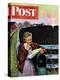 "Letter from Overseas," Saturday Evening Post Cover, May 8, 1943-John Falter-Premier Image Canvas