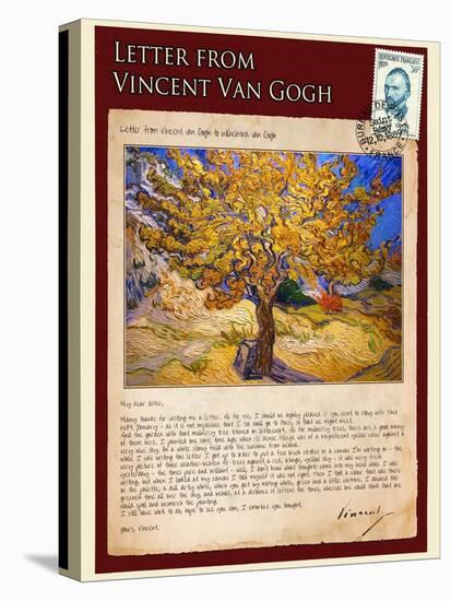 Letter from Vincent: The Mulberry Tree-Vincent van Gogh-Premier Image Canvas