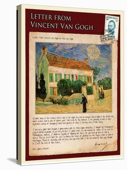 Letter from Vincent: White House at Night-Vincent van Gogh-Premier Image Canvas