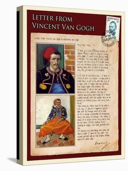 Letter from Vincent: Zouave-Vincent van Gogh-Premier Image Canvas