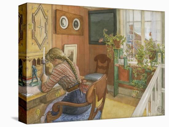 Letter-writing, 1912-Carl Larsson-Premier Image Canvas