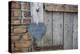 Lettered Slate Heart, Old Door, 'Welcome Home'-Andrea Haase-Premier Image Canvas