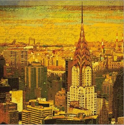 Letters From New York Stretched Canvas Print By Julia Casey Art Com