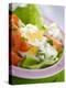 Lettuce, Egg, Tomato and Yoghurt Dressing-null-Premier Image Canvas