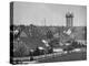 Levittown Water Tank Looming over Middle Class Homes in New Housing Development-Joe Scherschel-Premier Image Canvas