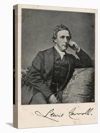 Lewis Carroll alias Charles Lutwidge Dodgson, English Mathematician, Clergyman and Writer-null-Stretched Canvas