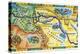 Lewis & Clark Expedition Map-Jennifer Thermes-Premier Image Canvas