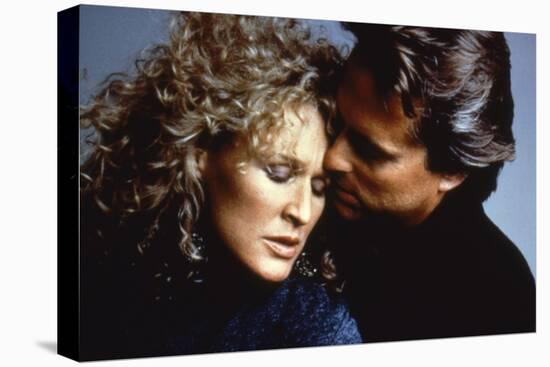 Liaison fatale Fatal attraction by Adrian Lyne with Glenn Close and Michael Douglas, 1987 (photo)-null-Stretched Canvas