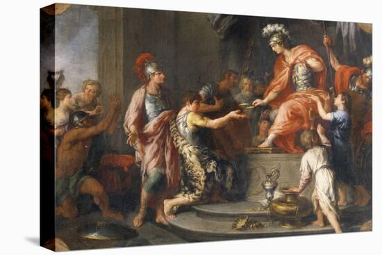 Liberality: Alexander the Great Rewarding His Captains-Francesco Fernandi-Premier Image Canvas