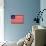Liberia Flag Design with Wood Patterning - Flags of the World Series-Philippe Hugonnard-Stretched Canvas displayed on a wall