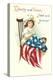 Liberty and Union, Young Betsy Ross-null-Stretched Canvas