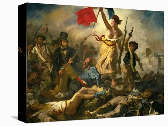 Liberty Leading the People, 1830-Eugene Delacroix-Premier Image Canvas