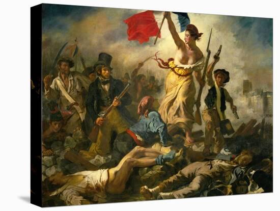 Liberty Leading the People, 1830-Eugene Delacroix-Premier Image Canvas