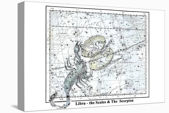 Libra - the Scales and the Scorpion-Alexander Jamieson-Stretched Canvas