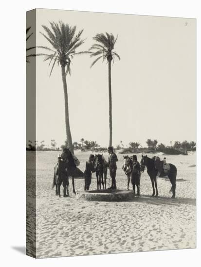 Libya, Homs, Horseback Patrol of Italian Financiers, 1935-null-Premier Image Canvas