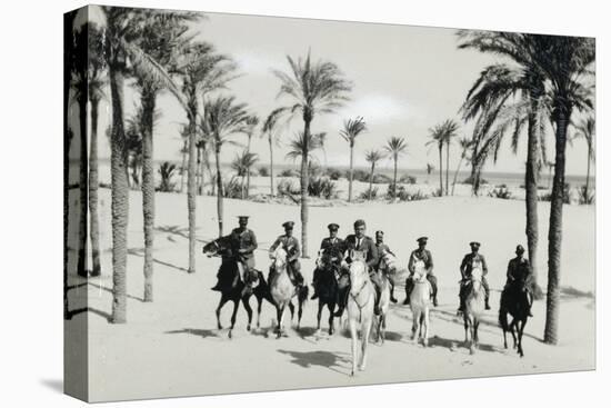 Libya, Horseback Patrol of Italian Financiers in Oasis, 1935-null-Premier Image Canvas