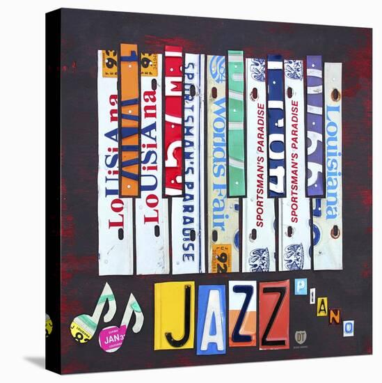 License Plate Art Jazz Series Piano-Design Turnpike-Premier Image Canvas