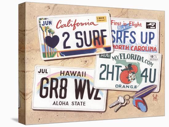 License Plates-Scott Westmoreland-Stretched Canvas