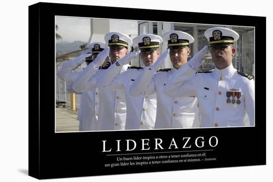 Liderazgo. Cita Inspiradora Y Póster Motivacional-null-Premier Image Canvas