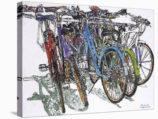 Lido Bikes Ensemble-Micheal Zarowsky-Stretched Canvas