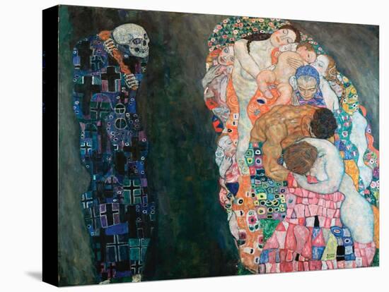 Life and Death, circa 1910-1915 (Oil on Canvas)-Gustav Klimt-Premier Image Canvas