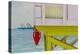 Life Guard Shack in South Beach, Florida with Surfboard and Float-Sergio Ballivian-Premier Image Canvas