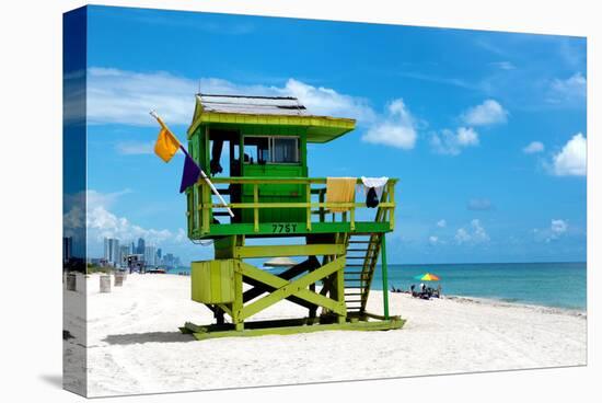 Life Guard Station - South Beach - Miami - Florida - United States-Philippe Hugonnard-Premier Image Canvas