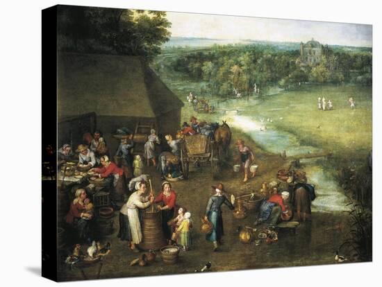 Life in Countryside-Jan Brueghel the Elder-Premier Image Canvas